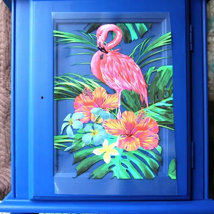 how to add a flamingo transfer to furniture