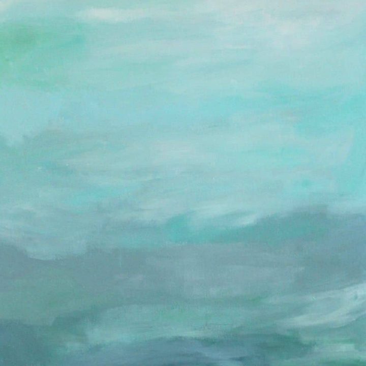 turquoise abstract art