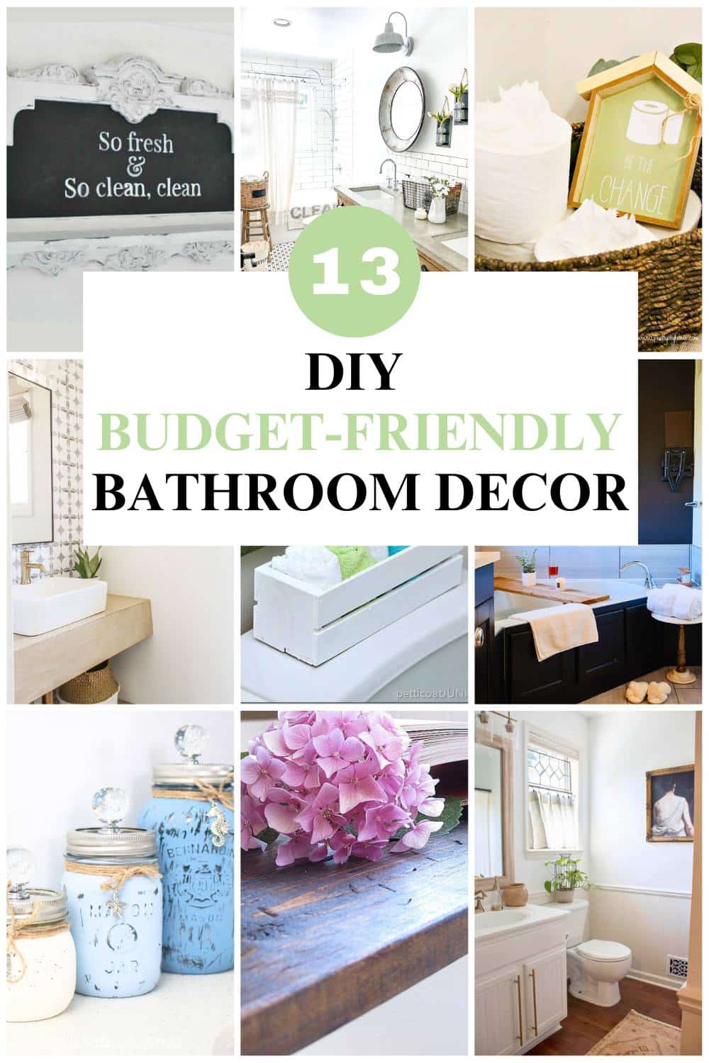 diy bathroom decor