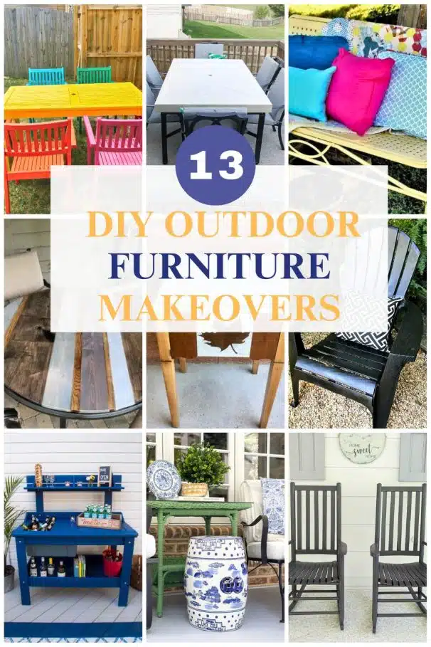 outdoor furniture makeovers