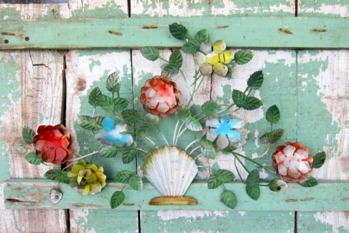 DIY rustic metal garden art decor