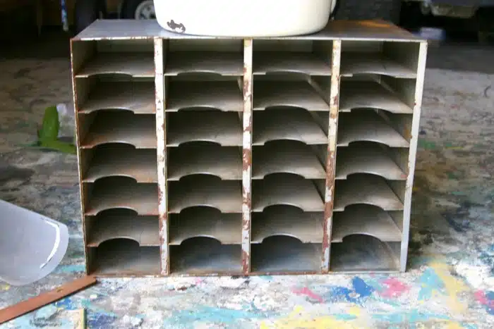 metal mail sorter