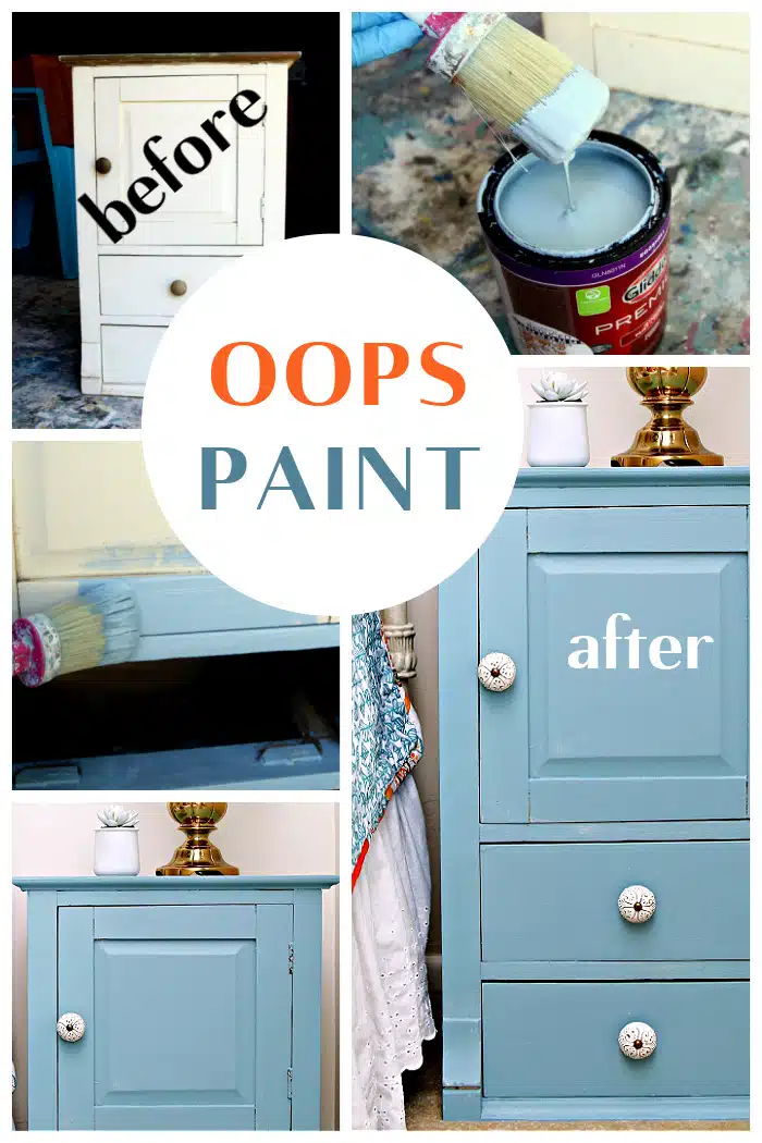 oops paint makeover