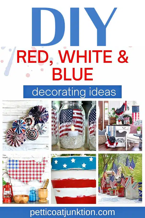 diy red, white, and blue decorations