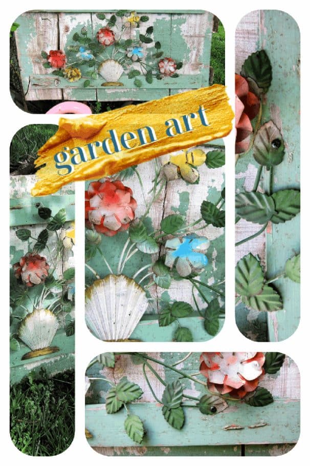rustic garden art