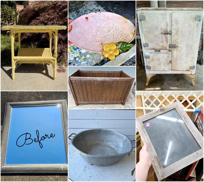 thrift store decor tour June 2024