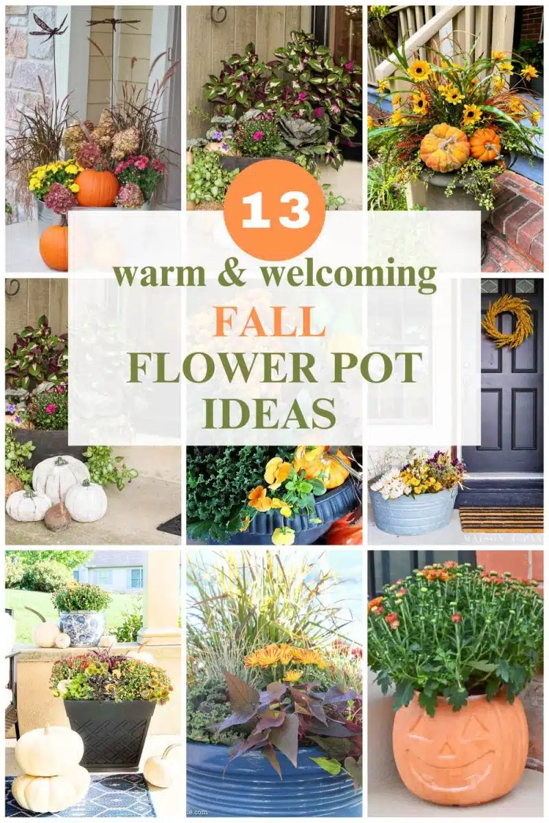 Fall Flower Pot ideas