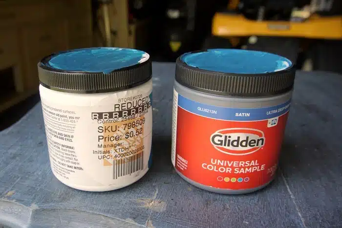 oops paint samples for a good price