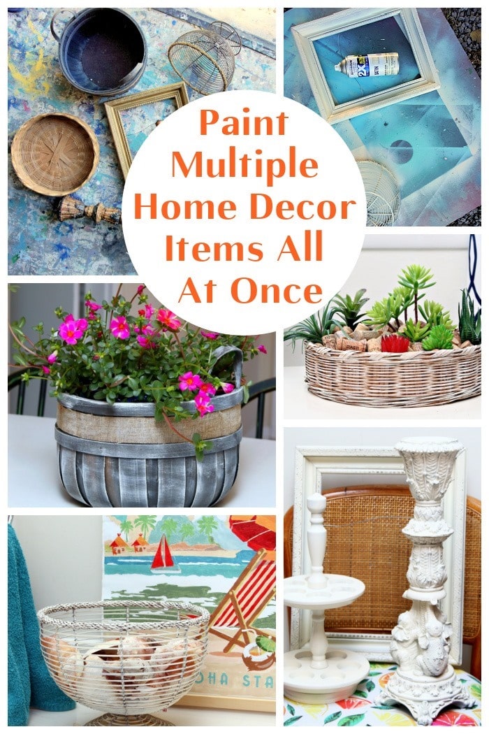 paint multiple items at one time