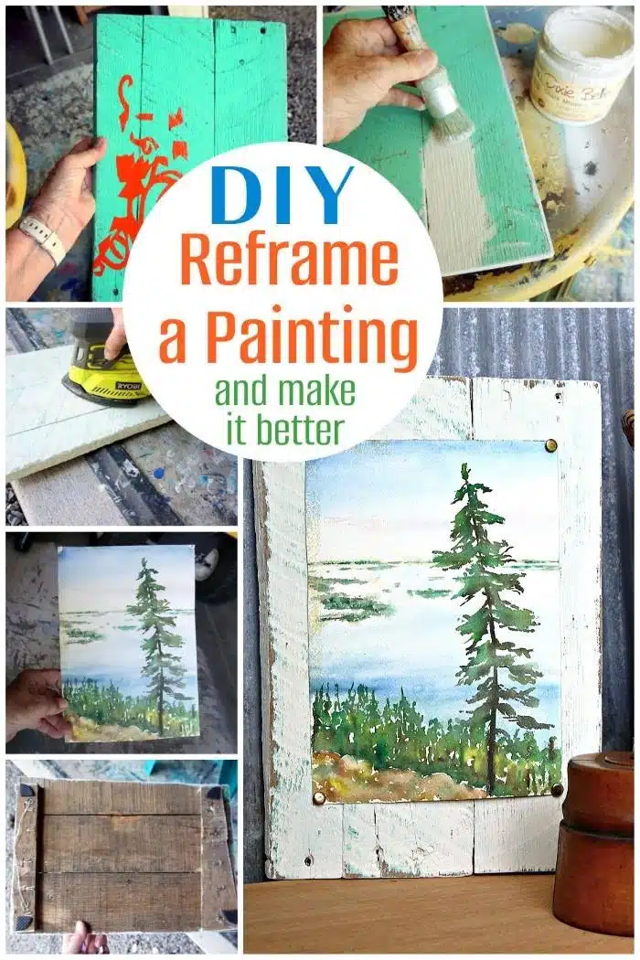 reframe a painting and make it look better