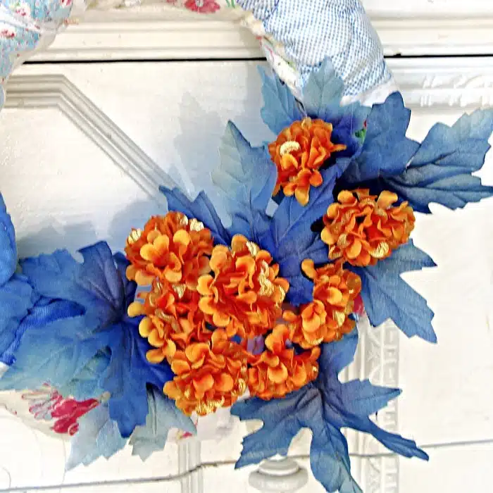 Dollar Tree flowers wreath