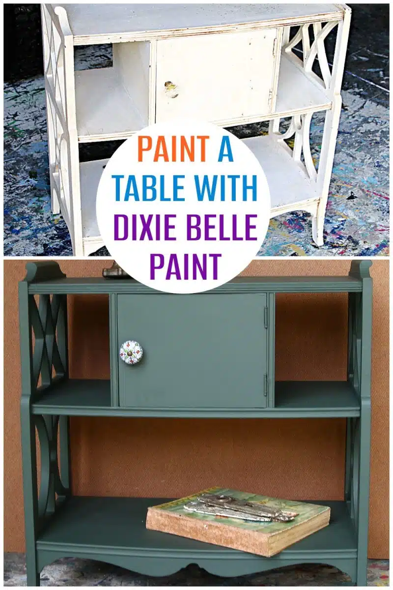 Dixie Belle Paint Color Acadia for small table