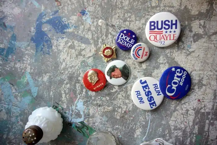 assortment of pins