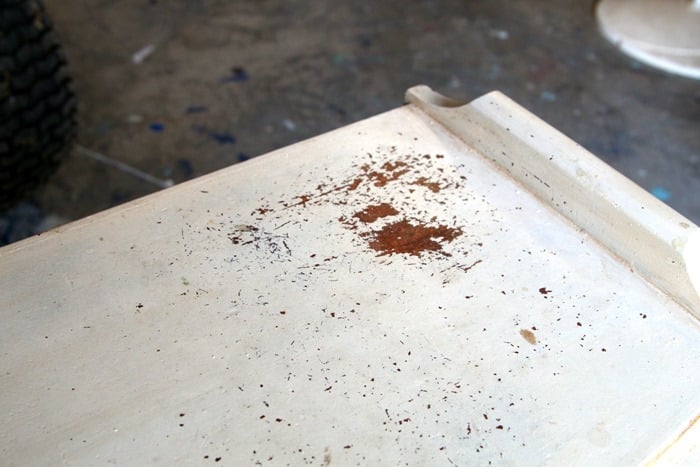 damage to paint finish on furniture