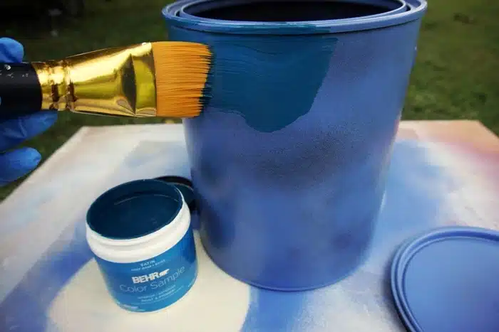 painting craft projects with Behr oops paint