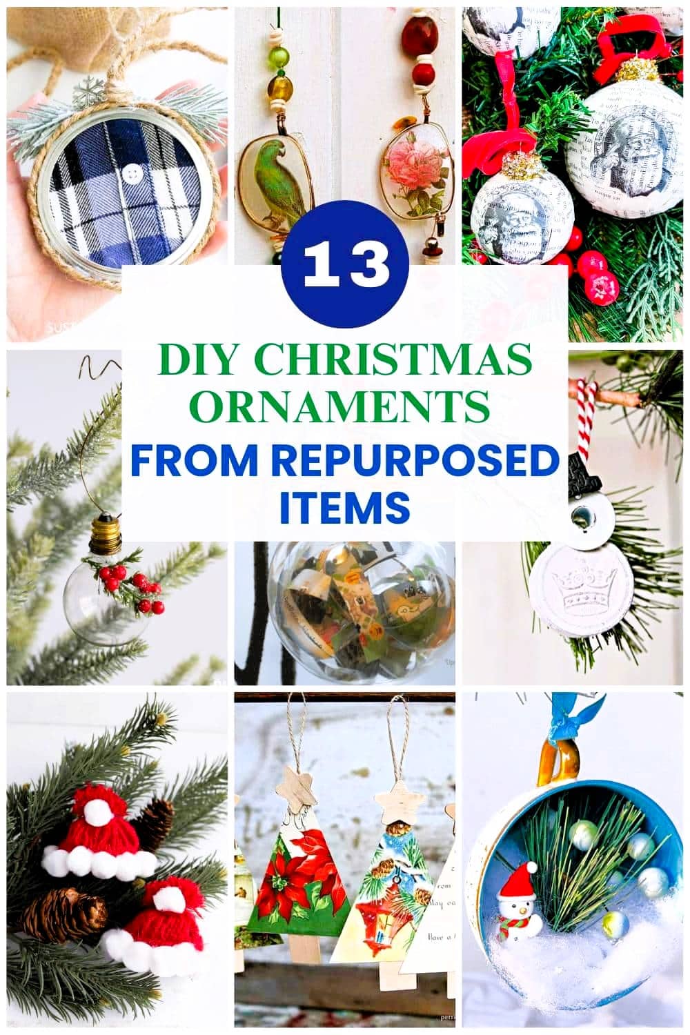 13 repurposed Christmas ornaments ideas