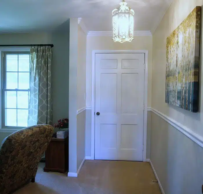 Petticoat Junktion home tour of nice but not perfect home by Kathy Owen foyer view