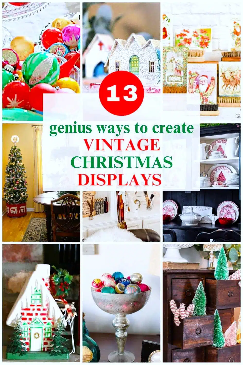 vintage christmas decor