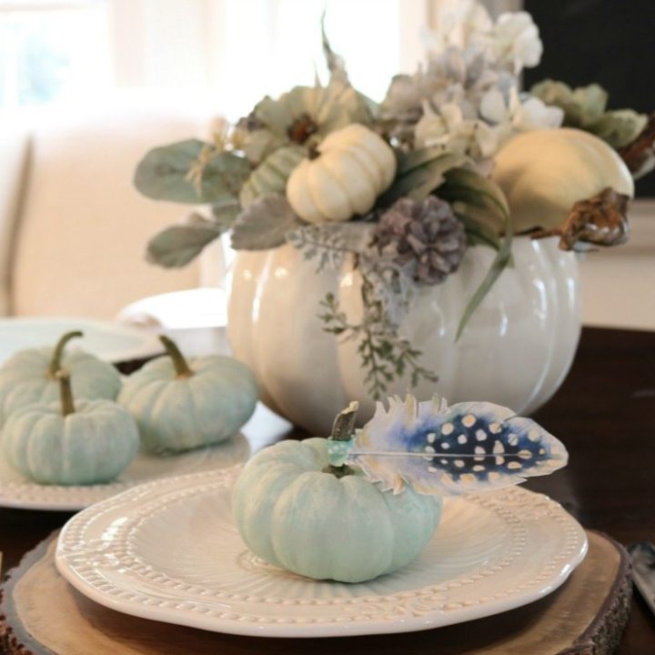 painted fall pumpkins