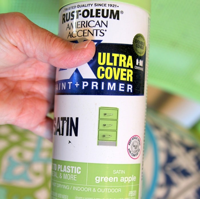 Rustoleum Spray Paint color Green Apple