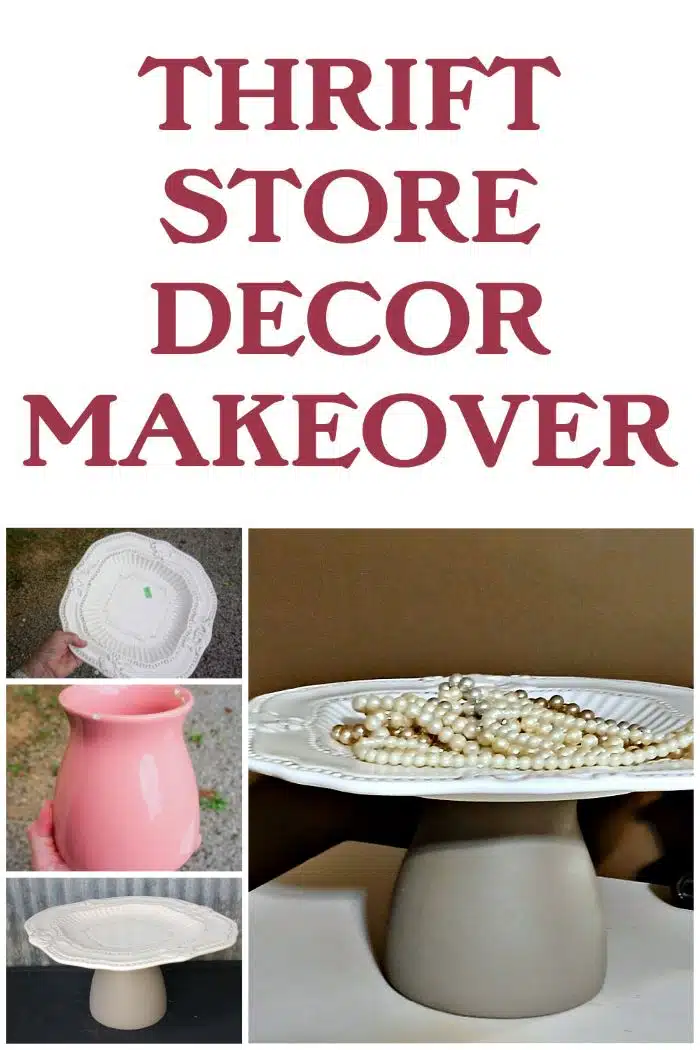 Thrift Store Decor Makeover Multi Purpose Pedestal Stand