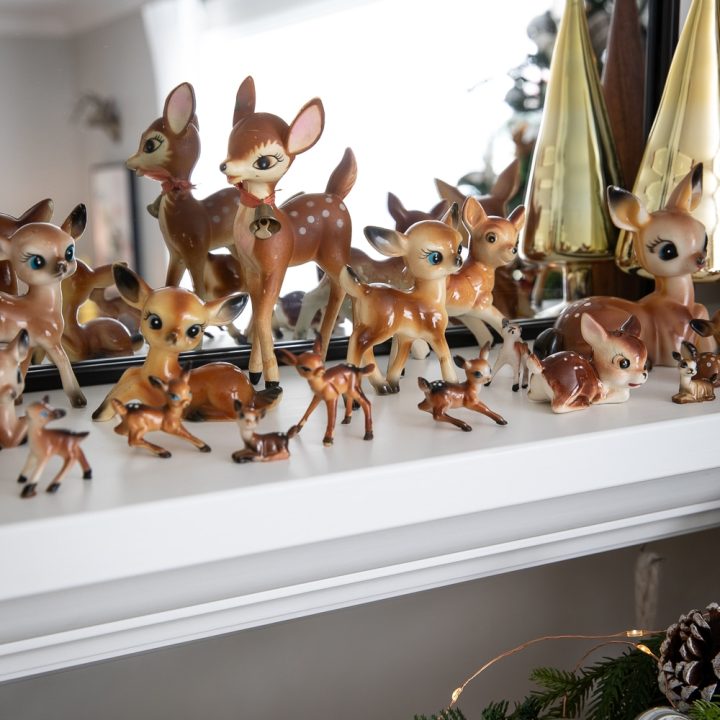 vintage deer display