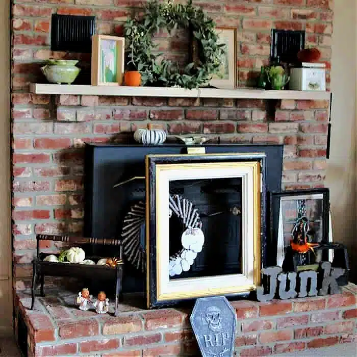 how to decorate your mantel for Fall