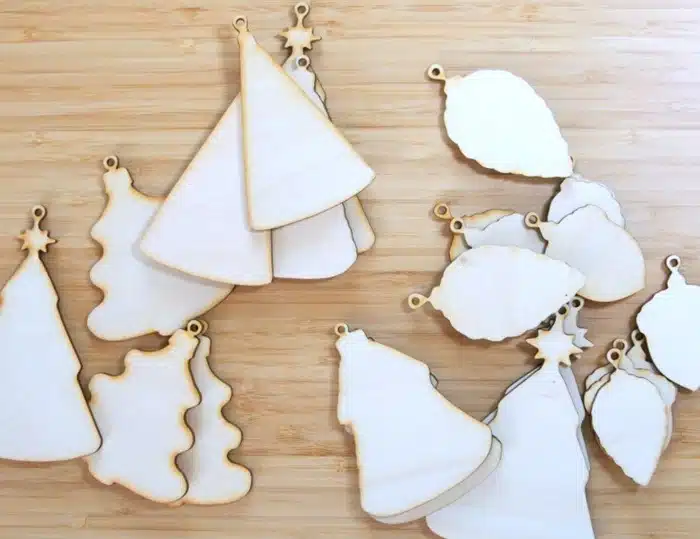 Christmas craft cutouts