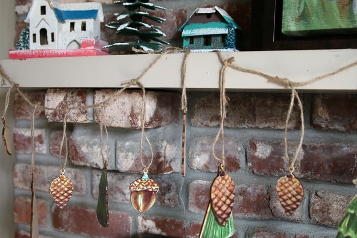 DIY holographic Christmas craft pack from Dixie Belle to make a garland