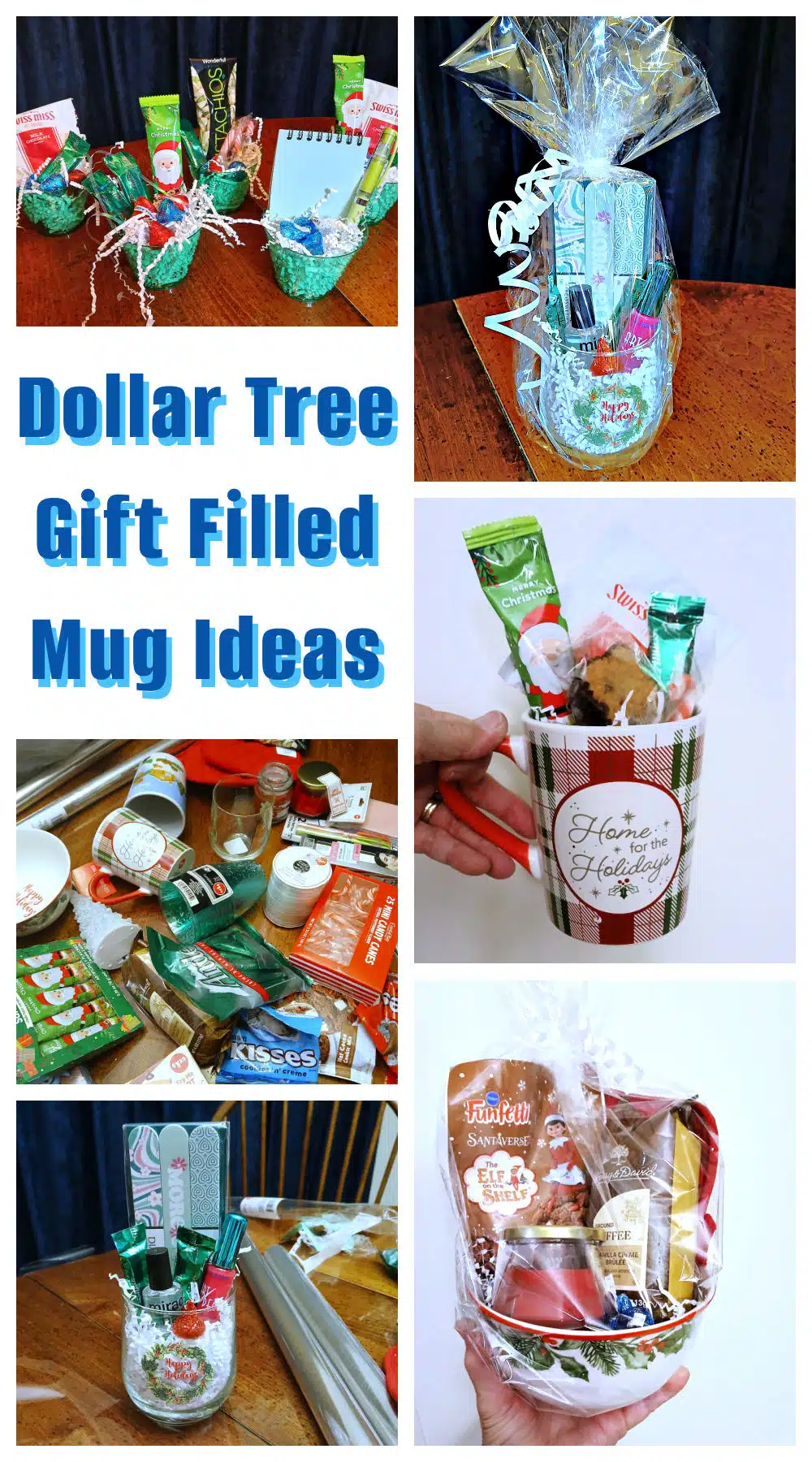 Dollar Tree gift filled mugs