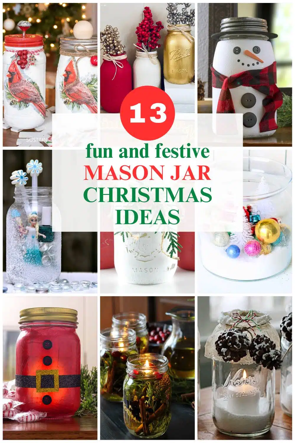 Mason Jar Christmas Ideas