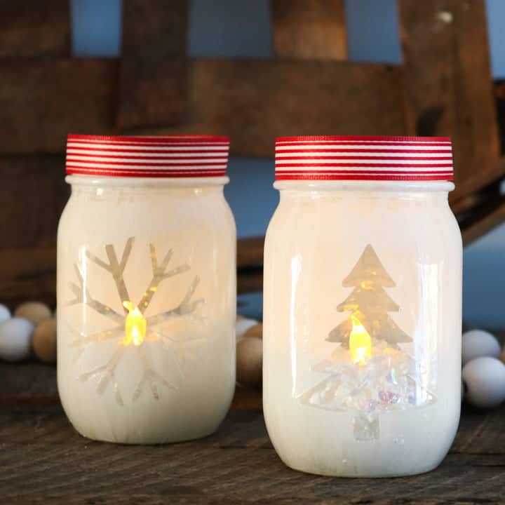 mason jar candles
