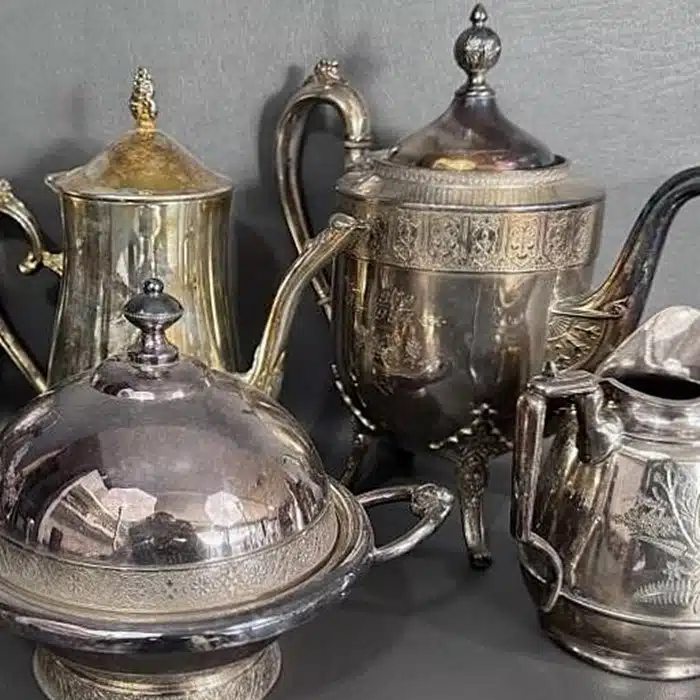 Silver plate pieces bought at an online auction.