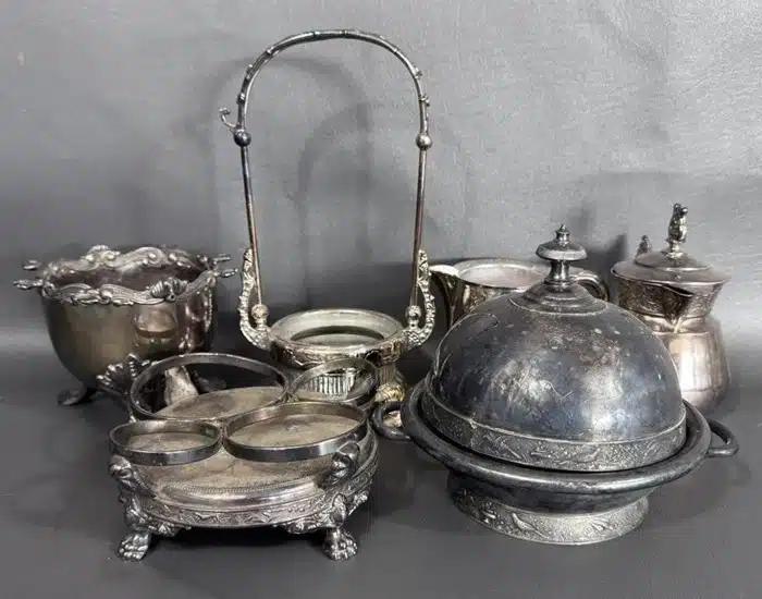 silver plate dishes