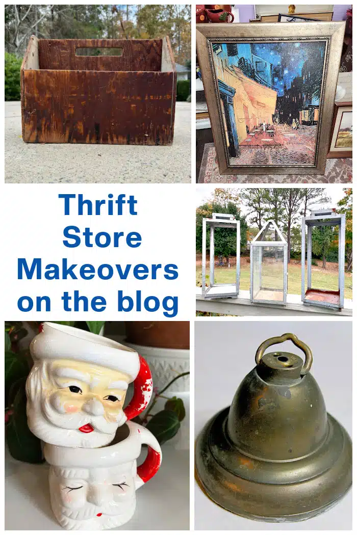 thrift store makeovers on the blog