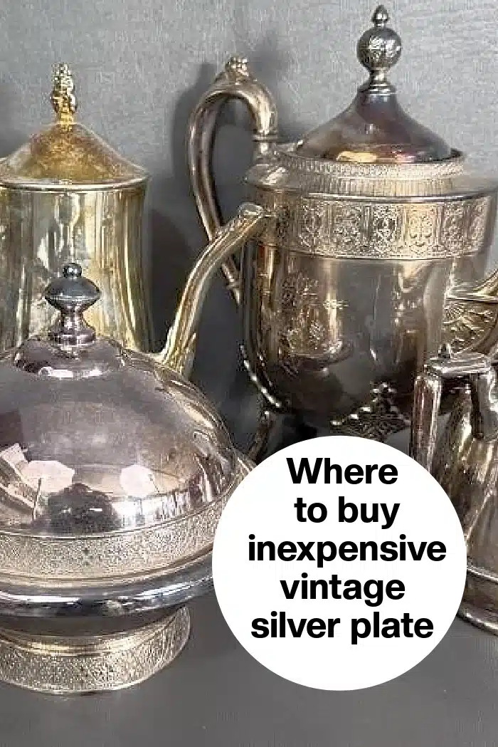 where to buy inexpensive vintage silver plate