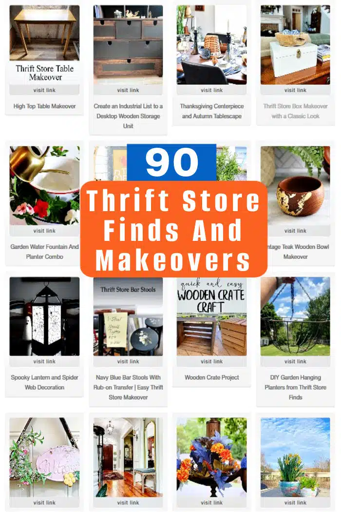 90 thrift store finds and makeovers