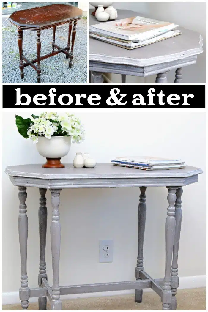 before and after furniture makeover