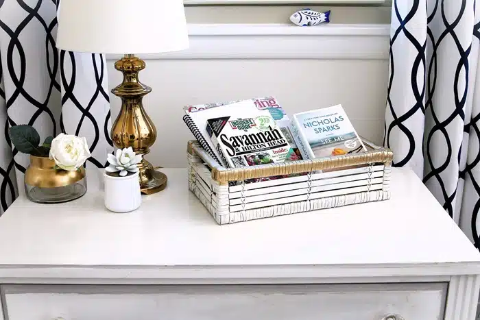 how to decorate a guest room with thrift store finds