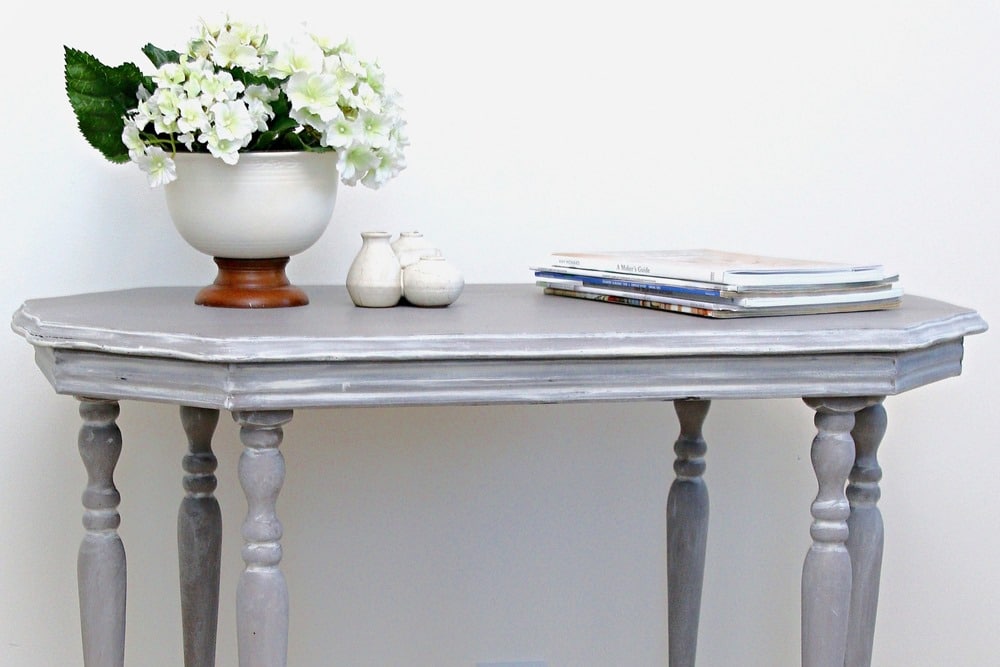 how to whitewash light colored painted furniture