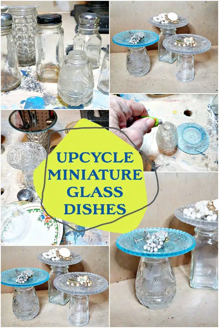 how to repurpose mini glass dishes