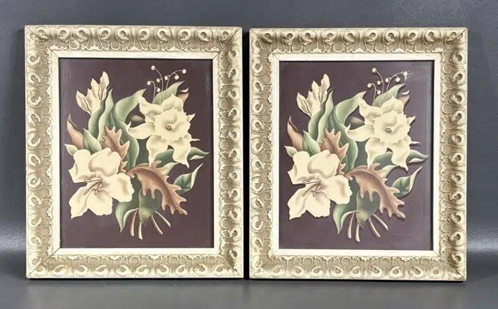 pair of framed Mid Century Turner prints