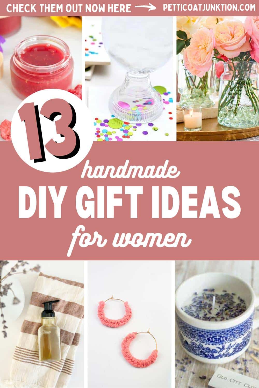 6 image collage diy gift ideas with text overlay