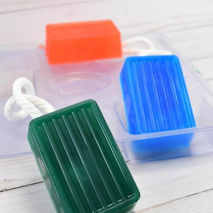 colorful soap on a roap