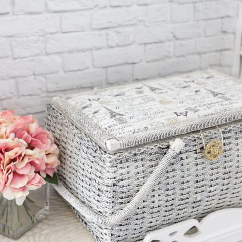 French style basket diy