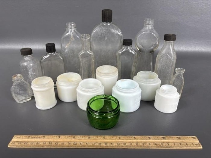 bottles from auction