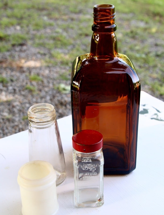 how to use Dollar Tree decals and stickers to decorate bottles and terra cotta pots (2)