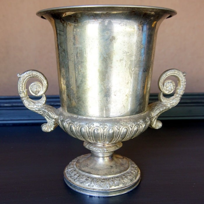 silver plate trophy
