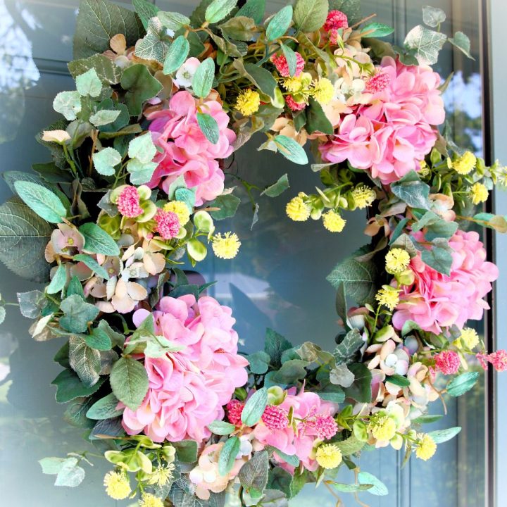 the best thrift store wreath makeover