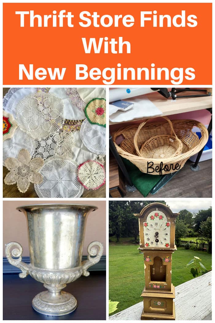 thrift store finds before makeovers
